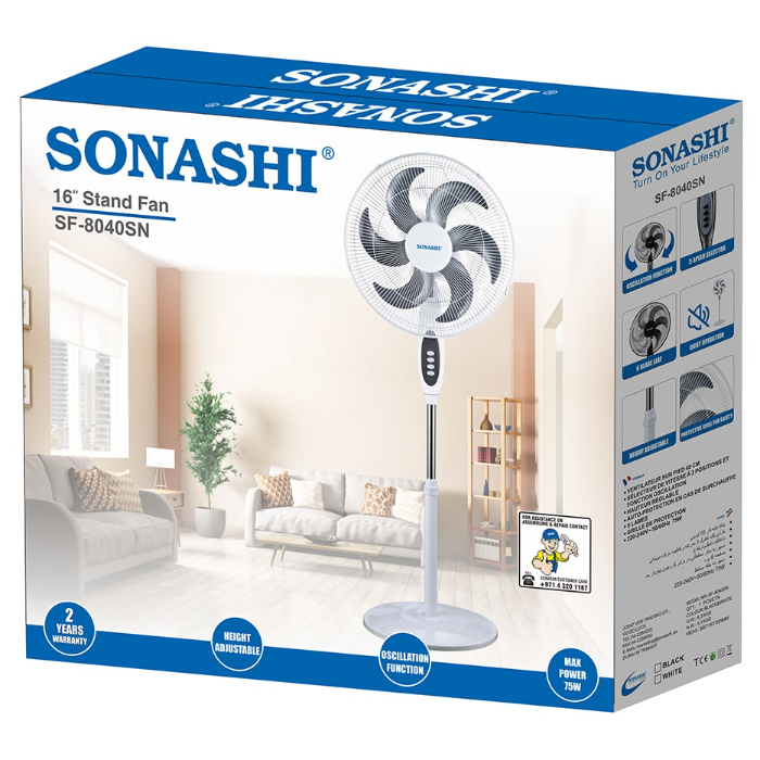 تصویر پنکه ایستاده سوناشی مدل SF-8040SN