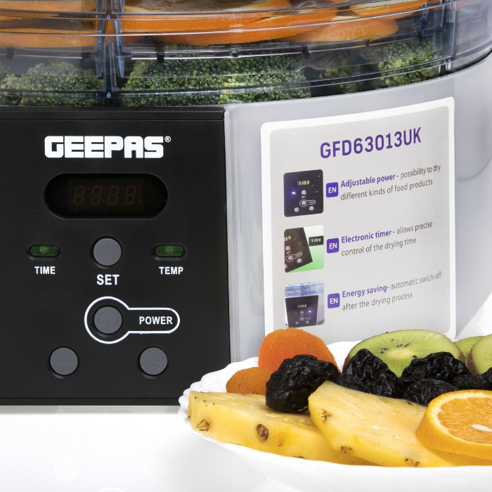 میوه خشک کن دیجیتال جیپاس مدل GFD63013UK