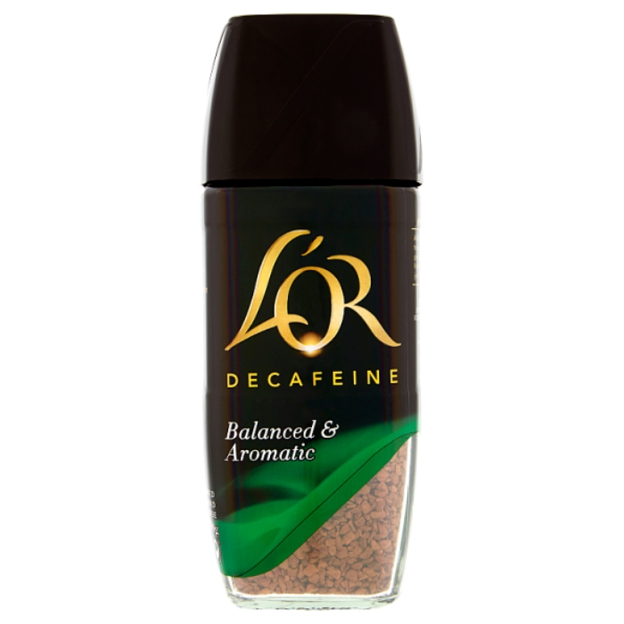 قهوه فوری 100 گرمی لور مدل DECAFEINE Balanced and Aromatic