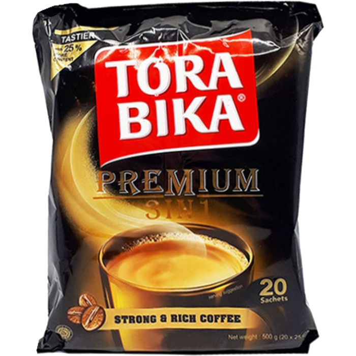 قهوه فوری 20 ساشه ای تورابیکا مدل 3 در 1 پرمیوم