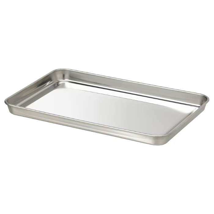 سینی سرو استیل ضد زنگ ایکیا مدل GRILLTIDER